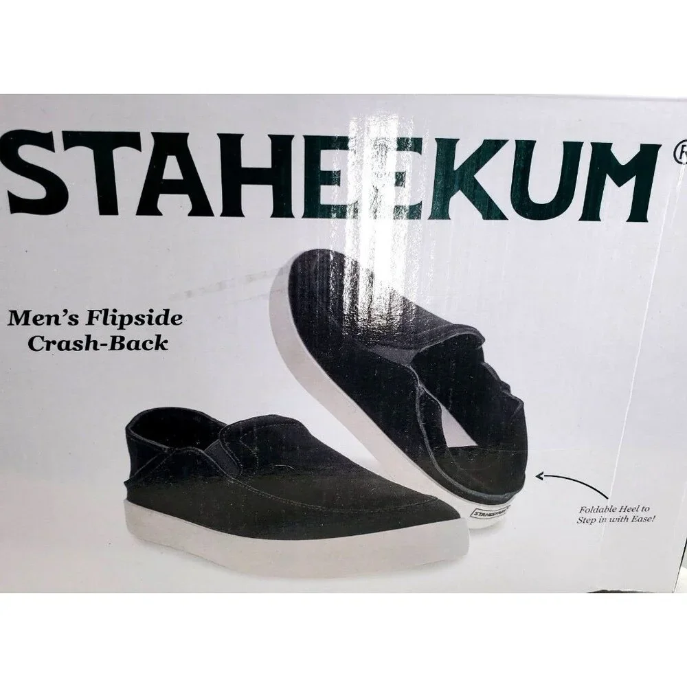 Staheekum 9.5 Sneakers Men Flipside Crash Back Suede Slip On Shoes Casual Loafer